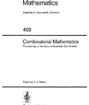 خرید و دانلود نسخه کامل کتاب Combinatorial Mathematics