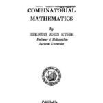 خرید و دانلود نسخه کامل کتاب Combinatorial mathematics