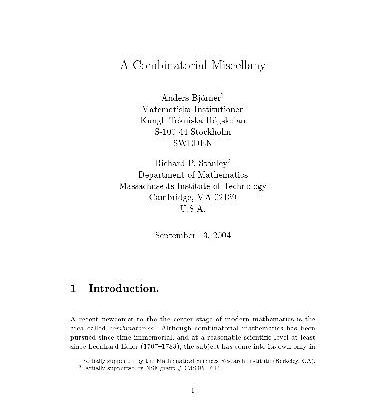 خرید و دانلود نسخه کامل کتاب Combinatorial miscellany