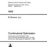 خرید و دانلود نسخه کامل کتاب Combinatorial Optimization. Lectures C.I.M.E., Como, 1986