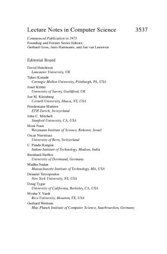خرید و دانلود نسخه کامل کتاب Combinatorial Pattern Matching: 16th Annual Symposium, CPM 2005, Jeju Island, Korea, June 19-22, 2005. Proceedings_68b4725da5e2e.jpeg خرید و دانلود نسخه کامل کتاب Combinatorial Pattern Matching: 16th Annual Symposium, CPM 2005, Jeju Island, Korea, June 19-22, 2005. Proceedings