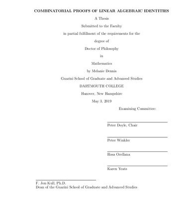 خرید و دانلود نسخه کامل کتاب Combinatorial proofs of linear algebraic identities