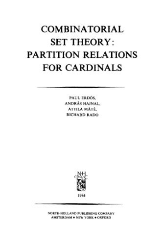 خرید و دانلود نسخه کامل کتاب Combinatorial set theory: Partition relations for cardinals_68b4783fe2cf2.jpeg خرید و دانلود نسخه کامل کتاب Combinatorial set theory: Partition relations for cardinals