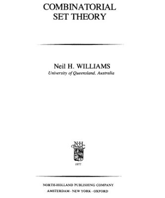 خرید و دانلود نسخه کامل کتاب Combinatorial set theory