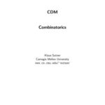 خرید و دانلود نسخه کامل کتاب Combinatorics