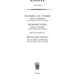 خرید و دانلود نسخه کامل کتاب Combinatory logic. Vol. 1.