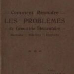 خرید و دانلود نسخه کامل کتاب Comment résoudre les problèmes de géométrie élémentaire. Méthodes. — Solutions. — Exemples