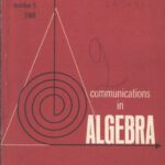 خرید و دانلود نسخه کامل کتاب Communications in Algebra, volume 16, number 5, 1988