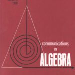 خرید و دانلود نسخه کامل کتاب Communications in Algebra, volume 26, number 4