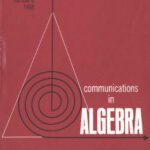 خرید و دانلود نسخه کامل کتاب Communications in Algebra, volume 26, number 6, 1998