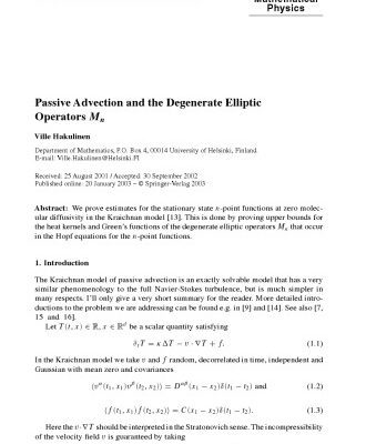 خرید و دانلود نسخه کامل کتاب Communications in Mathematical Physics – Volume 235