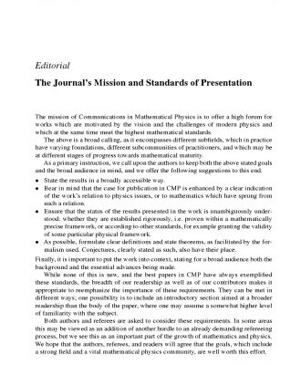 خرید و دانلود نسخه کامل کتاب Communications in Mathematical Physics – Volume 244