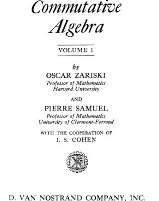 خرید و دانلود نسخه کامل کتاب Commutative Algebra