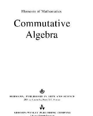 خرید و دانلود نسخه کامل کتاب Commutative algebra