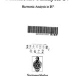خرید و دانلود نسخه کامل کتاب Commutative Harmonic Analysis IV: Harmonic Analysis in IRn