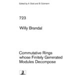 خرید و دانلود نسخه کامل کتاب Commutative Rings whose Finitely Generated Modules Decompose