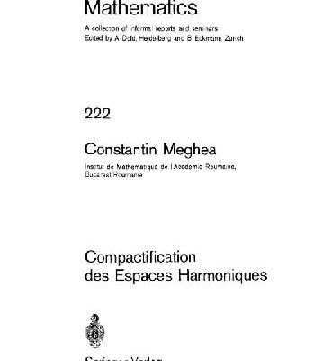 خرید و دانلود نسخه کامل کتاب Compactification des Espaces Harmoniques