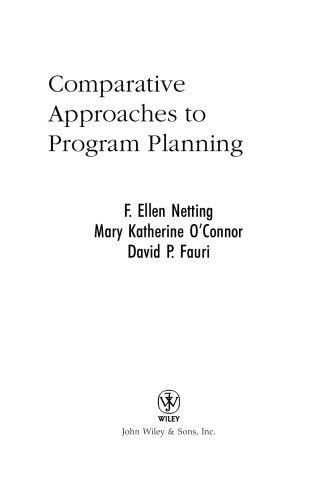 خرید و دانلود نسخه کامل کتاب Comparative Approaches to Program Planning_68b40f325c490.jpeg خرید و دانلود نسخه کامل کتاب Comparative Approaches to Program Planning