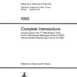 خرید و دانلود نسخه کامل کتاب Complete Intersections. Proc. conf. Acireale (Catania), 1983