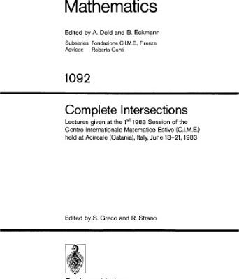 خرید و دانلود نسخه کامل کتاب Complete Intersections. Proc. conf. Acireale (Catania), 1983