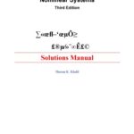 خرید و دانلود نسخه کامل کتاب Complete Solution Manual for Nonlinear Systems
