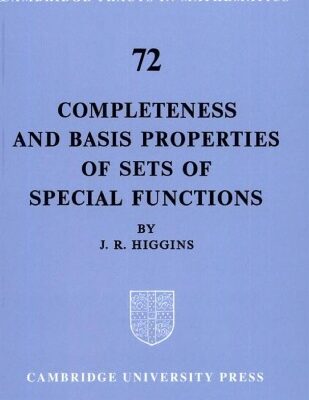 خرید و دانلود نسخه کامل کتاب Completeness and Basis Properties of Sets of Special Functions