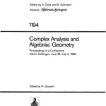 خرید و دانلود نسخه کامل کتاب Complex Analysis and Algebraic Geometry. Proc. conf. Gottingen, 1985