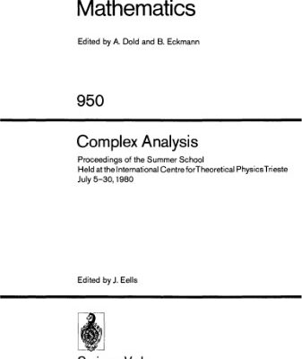 خرید و دانلود نسخه کامل کتاب Complex Analysis. Proc. Summer School, Trieste, 1980