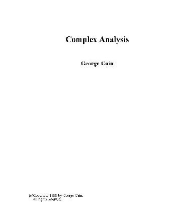 خرید و دانلود نسخه کامل کتاب Complex analysis