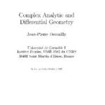 خرید و دانلود نسخه کامل کتاب Complex Analytic and Differential Geometry