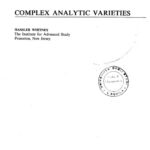 خرید و دانلود نسخه کامل کتاب Complex analytic varieties