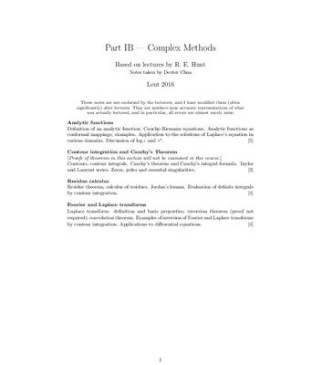 خرید و دانلود نسخه کامل کتاب Complex Methods
