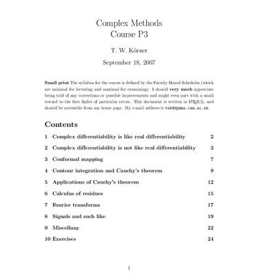 خرید و دانلود نسخه کامل کتاب Complex Methods