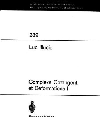 خرید و دانلود نسخه کامل کتاب Complexe cotangent et deformations I