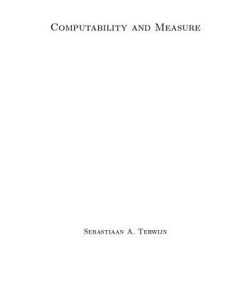 خرید و دانلود نسخه کامل کتاب Computability and Measure [PhD Thesis]