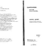 خرید و دانلود نسخه کامل کتاب Computation, Finite And Infinite Machines