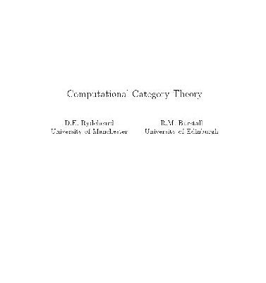 خرید و دانلود نسخه کامل کتاب Computational category theory