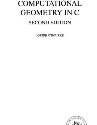 خرید و دانلود نسخه کامل کتاب Computational geometry in C