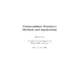 خرید و دانلود نسخه کامل کتاب Computational geometry: methods and applications