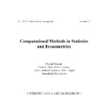 خرید و دانلود نسخه کامل کتاب Computational Method in Statistics and Econometrics