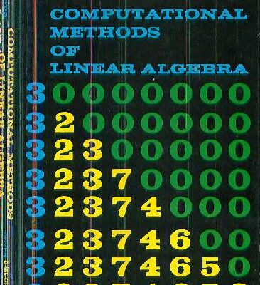 خرید و دانلود نسخه کامل کتاب Computational methods of linear algebra