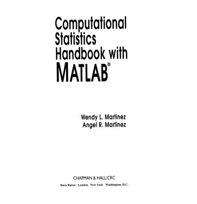 خرید و دانلود نسخه کامل کتاب Computational Statistics Handbook with MATLAB