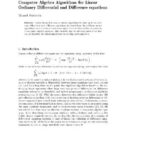 خرید و دانلود نسخه کامل کتاب Computer algebra algorithms for linear ODE and difference equs. (ECM)