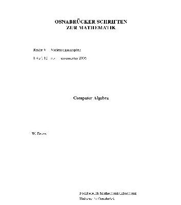 خرید و دانلود نسخه کامل کتاب Computer-Algebra