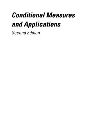 خرید و دانلود نسخه کامل کتاب Conditional measures and applications