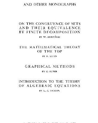 خرید و دانلود نسخه کامل کتاب Congruence of Sets and Other Monographs