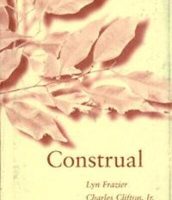 خرید و دانلود نسخه کامل کتاب Construal (Language, Speech, and Communication)