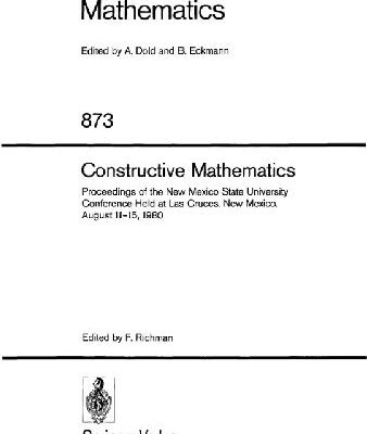 خرید و دانلود نسخه کامل کتاب Constructive Mathematics