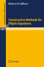 خرید و دانلود نسخه کامل کتاب Constructive Methods for Elliptic Equations