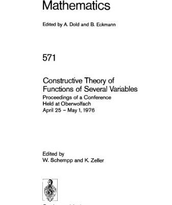 خرید و دانلود نسخه کامل کتاب Constructive Theory of Functions of Several Variables
